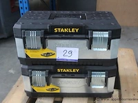 2 gereedschapskoffers stanley