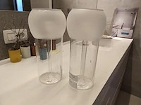 2 glazen theelichthouders / vazen serax ameno - afbeelding 1 van  3