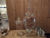 2 glazen vazen flamant - afbeelding 1 van  2