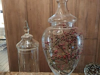 2 glazen vazen flamant - afbeelding 2 van  2