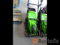 2 grasmaaiers draadloos gazon 2 x 24 v greenworks g24x2lm41k4x - afbeelding 6 van  11