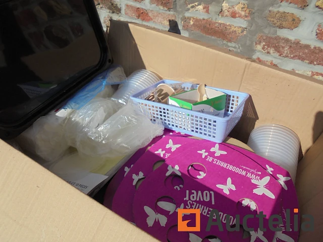2 grote dozen met wegwerpservies - afbeelding 3 van  4