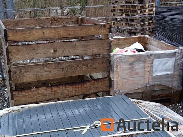 2 grote houten bakken - afbeelding 6 van  7