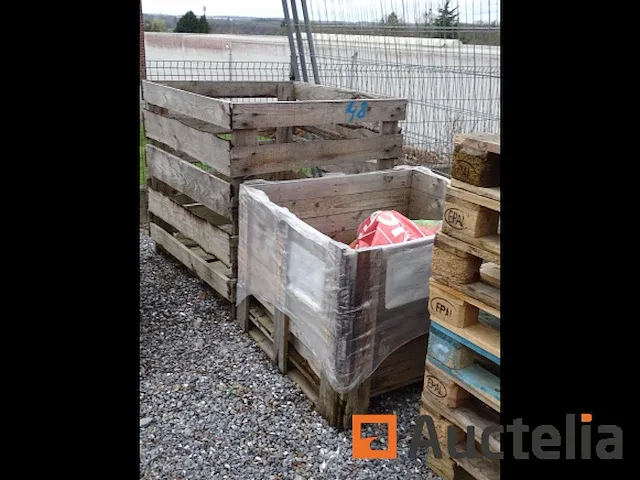 2 grote houten bakken - afbeelding 7 van  7
