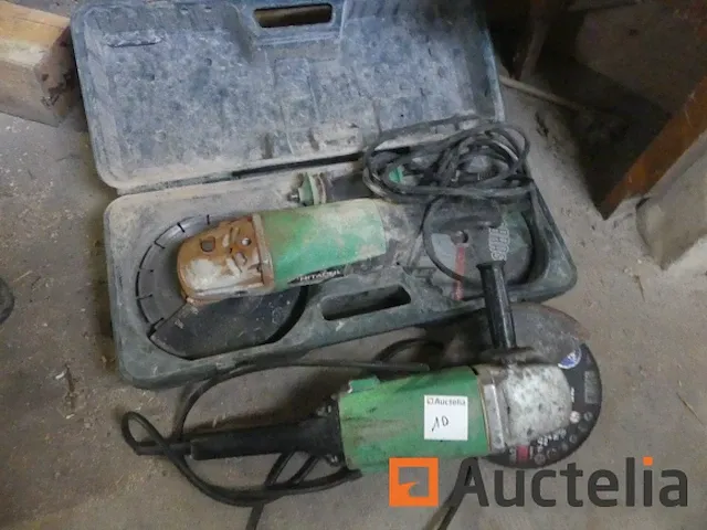 2 haakse slijpers hitachi - afbeelding 1 van  10