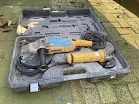2 haakse slijpmolens dewalt