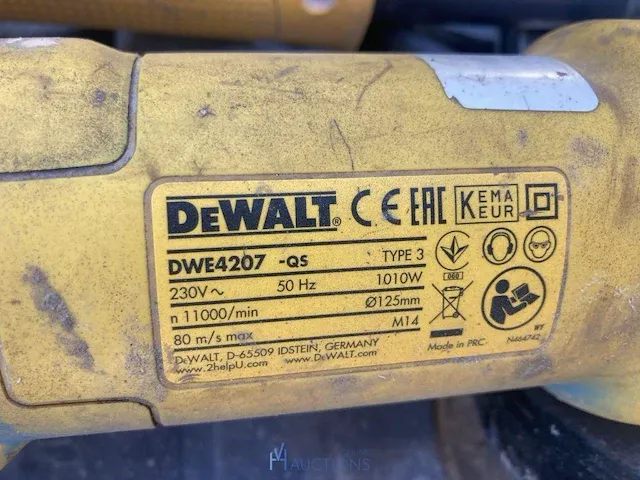 2 haakse slijpmolens dewalt - afbeelding 5 van  6