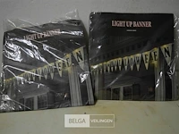 2 halloween banner met licht 520cm - afbeelding 1 van  3