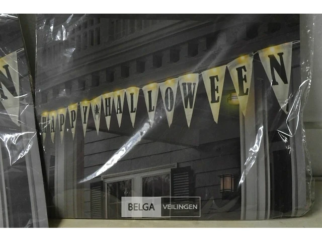 2 halloween banner met licht 520cm - afbeelding 2 van  3