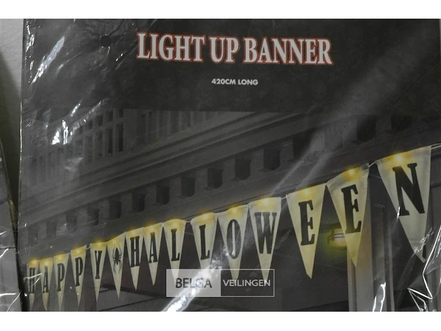 2 halloween banner met licht 520cm - afbeelding 3 van  3