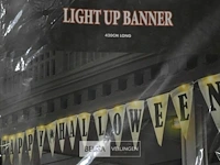 2 halloween banner met licht 520cm - afbeelding 3 van  3