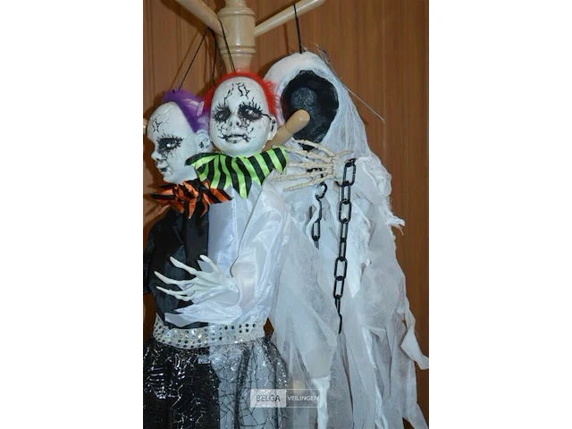 2 halloween deco poppen - afbeelding 3 van  5