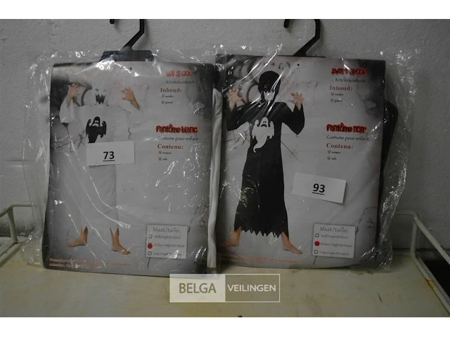 2 halloween kostuum kids m(120-130cm) - afbeelding 1 van  3