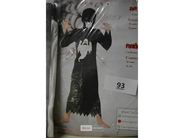 2 halloween kostuum kids m(120-130cm) - afbeelding 2 van  3