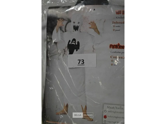 2 halloween kostuum kids m(120-130cm) - afbeelding 3 van  3