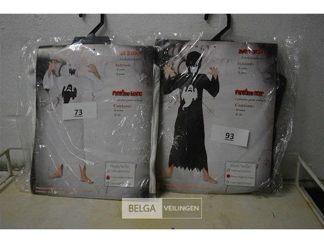 2 halloween kostuum kids m(120-130cm) - afbeelding 1 van  3