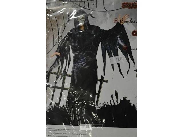 2 halloween kostuum volwassen - afbeelding 2 van  3