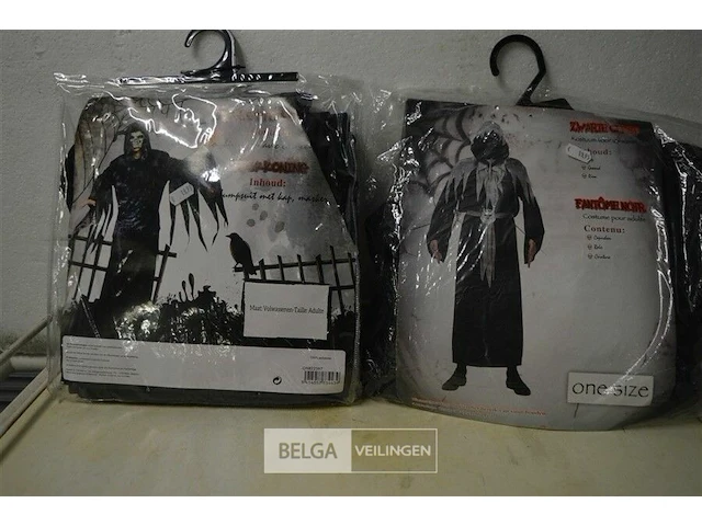 2 halloween kostuum volwassen - afbeelding 1 van  3