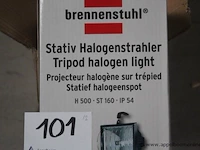 2 halogeenstralers op poot brennenstuhl - afbeelding 2 van  3