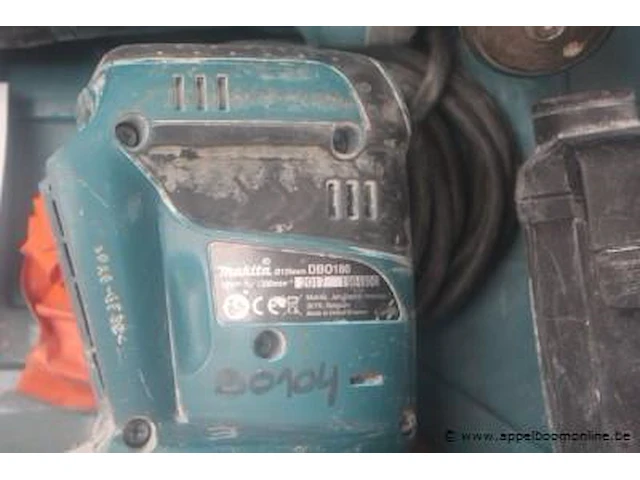2 handgereedschappen makita wo dbo180, werking niet gekend - afbeelding 2 van  3