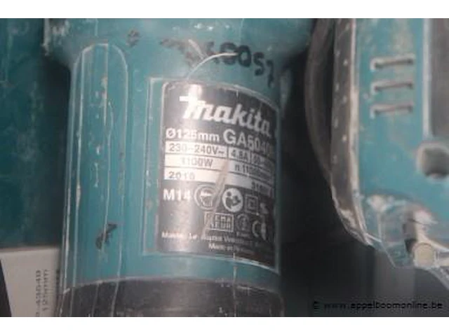 2 handgereedschappen makita wo dbo180, werking niet gekend - afbeelding 3 van  3