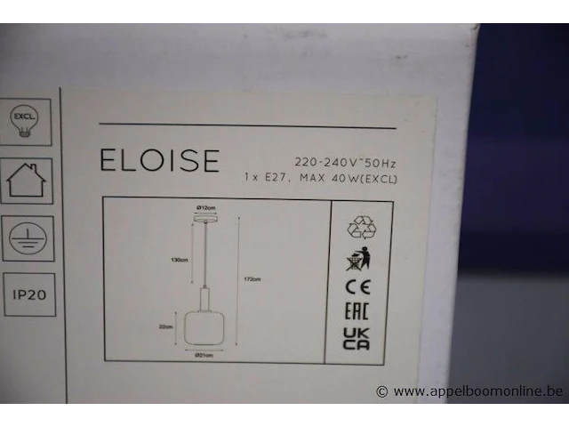 2 hanglampen lucide eloise - afbeelding 2 van  2
