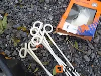 2 hek elektrificatoren, tape 200 m, staken, isolatoren, - afbeelding 8 van  17