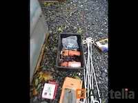 2 hek elektrificatoren, tape 200 m, staken, isolatoren, - afbeelding 14 van  17