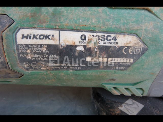 2 hikoki slijpmachines - afbeelding 11 van  11