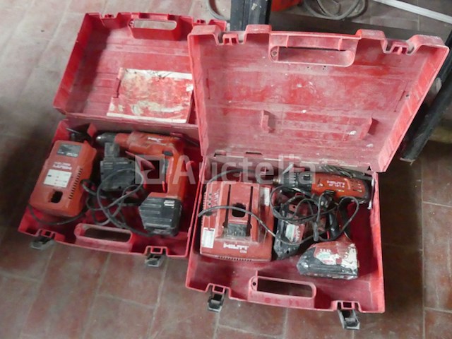 2 hilti accu-aangedreven boormachines - afbeelding 7 van  7