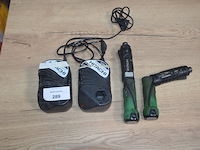 2 hitachi accu schroefmachines db3dl2 met 2 laders en 2 accu (b402) - afbeelding 1 van  4
