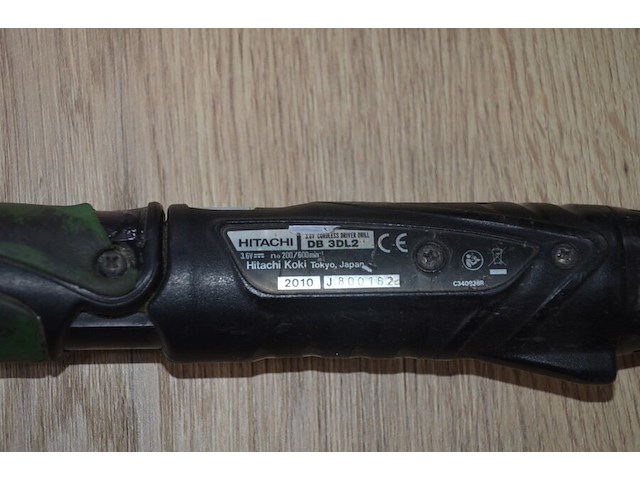 2 hitachi accu schroefmachines db3dl2 met 2 laders en 2 accu (b402) - afbeelding 4 van  4