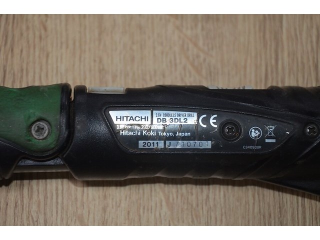 2 hitachi accu schroefmachines db3dl2 met 2 laders en 2 accu (b402) - afbeelding 5 van  5