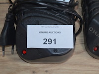 2 hitachi accu schroefmachines db3dl2 met 2 laders en 2 accu (b402) - afbeelding 1 van  5