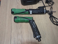 2 hitachi accu schroefmachines db3dl2 met 2 laders en 2 accu (b402) - afbeelding 3 van  5