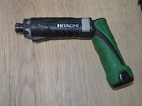 2 hitachi accu schroefmachines db3dl2 met 2 laders en 2 accu (b402) - afbeelding 4 van  5