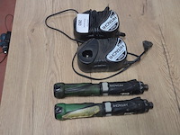 2 hitachi accu schroefmachines db3dl2 met 2 laders en 2 accu (b402) - afbeelding 3 van  5