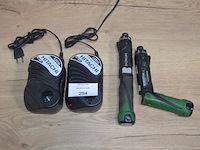 2 hitachi accu schroefmachines db3dl2 met 2 laders en 2 accu (b402) - afbeelding 1 van  5