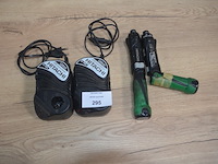2 hitachi accu schroefmachines db3dl2 met 2 laders en 2 accu (b402) - afbeelding 1 van  5