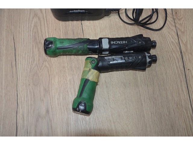 2 hitachi accu schroefmachines db3dl2 met 2 laders en 2 accu (b402) - afbeelding 3 van  5