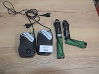 2 hitachi accu schroefmachines db3dl2 met 2 laders en 2 accu (b402) - afbeelding 1 van  5