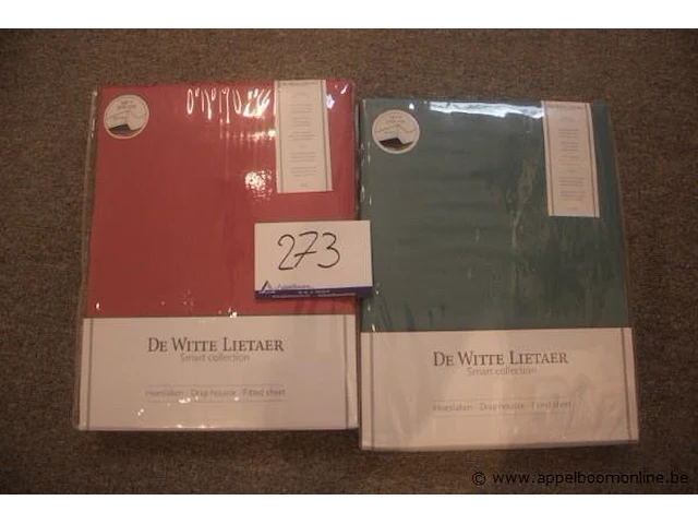 2 hoeslakens de witte lietaer - afbeelding 1 van  2