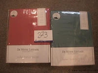 2 hoeslakens de witte lietaer - afbeelding 1 van  2