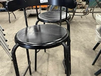 2 hoge stoelen - afbeelding 2 van  3