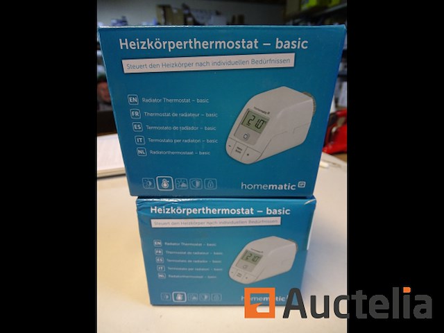 2 homematic smart home radiatorthermostaten - afbeelding 2 van  5