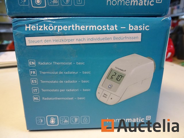 2 homematic smart home radiatorthermostaten - afbeelding 4 van  5