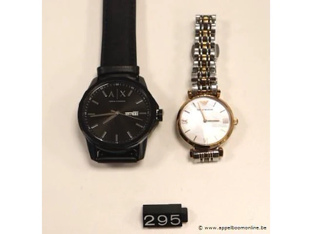 2 horloges emporio armani - afbeelding 1 van  6
