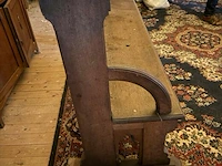 2 houten kerkbanken - afbeelding 2 van  3