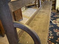 2 houten kerkbanken - afbeelding 3 van  3