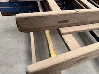 2 houten ladders - afbeelding 2 van  3